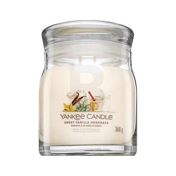 Yankee Candle - Candela Signature Sweet Vanilla Horchata - Candela Profumata 368,0G-image
