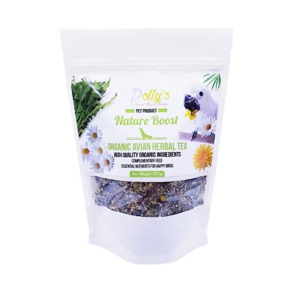 Polly's Nature Boost - Tè Biologico Per Pappagalli 50G-image