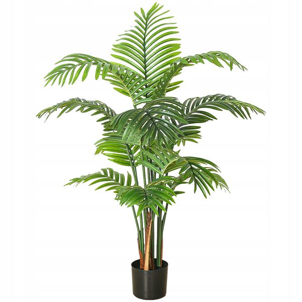 Pianta Artificiale Areca Palma Hawaiiana In Stagno Realistico 90Cm Areka-image