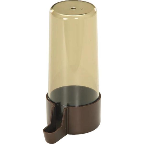 2GR | Abbeveratoio Corto | Abbeveratoio Per Uccelli | Ciotola Per Pappagalli E Altri Uccelli 70 Ml Marrone-image