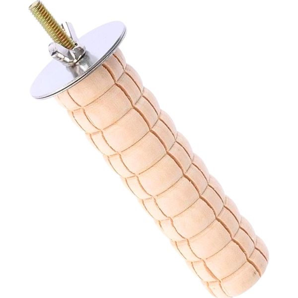 Trespolo In Legno Per Piccoli Pappagalli Con Linguette - Stabile E Sicuro-image