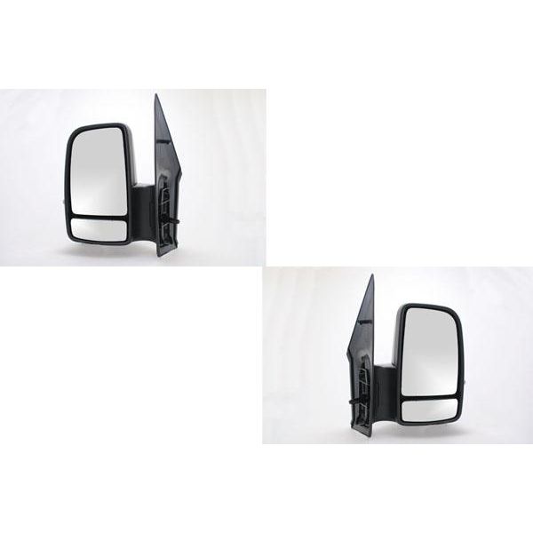 Johns, Specchietti Retrovisori Esterni Adatti Per Mercedes Sprinter 906/06-04/09 Set L R Nero A9068106016 2E1857501F 9068106016 0008111022 0018228920 002811-image