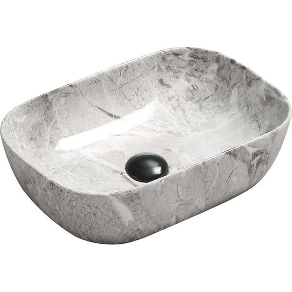 Lavabo Mexen Rita In Marmo Grigio Chiaro 45 Cm-image
