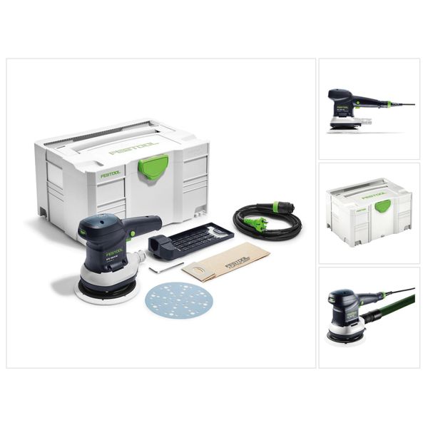 Festool Ets 150/5 Eq-Plus Levigatrice Orbitale 310 W 150 Mm + Valigetta Systainer ( 575056 )-image