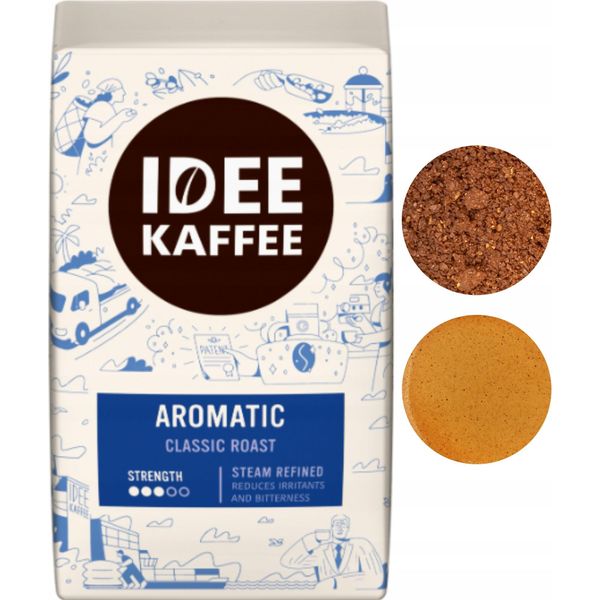 Idee Kaffee Caffè Nero Macinato 250G-image