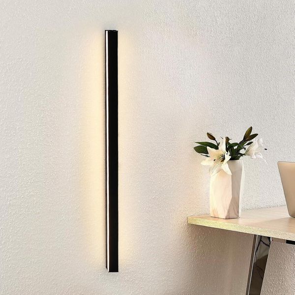Zmh Led Wall Light Lampada Da Parete Per Interni Nero Bianco Caldo 80CM 27W Moderno Corridoio Up Down Illuminazione Da Parete Per Corridoio Soggiorno Letto Scala Camera Dei Bambini Camera Da Letto-image