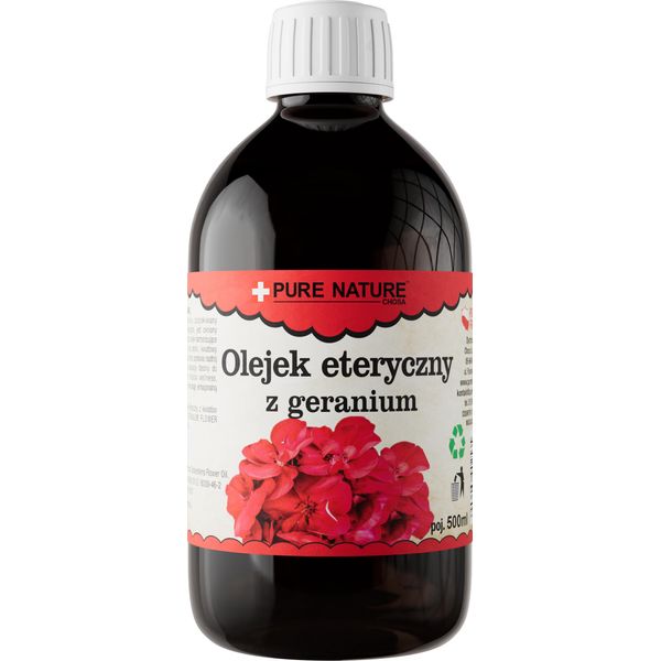 Pure Chemical | Olio Essenziale Di Geranio Rosa | Naturale | Olio Di Geranio Rosa | 0,5 L-image
