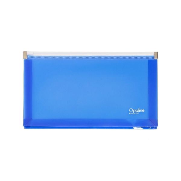 Busta Con Cerniera Dl Blu Opalino-image