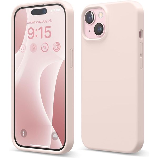 Custodia Elago In Silicone Premium Per Iphone 15 Rosa-image