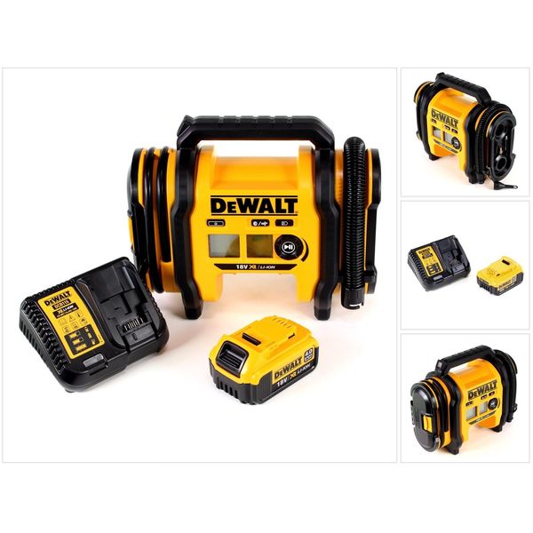 Dewalt Dcc 018 M1 Compressore A Batteria 11 Bar 18V + 1X Batteria Dcb 182 4,0 Ah + Caricabatterie Dcb 115-image