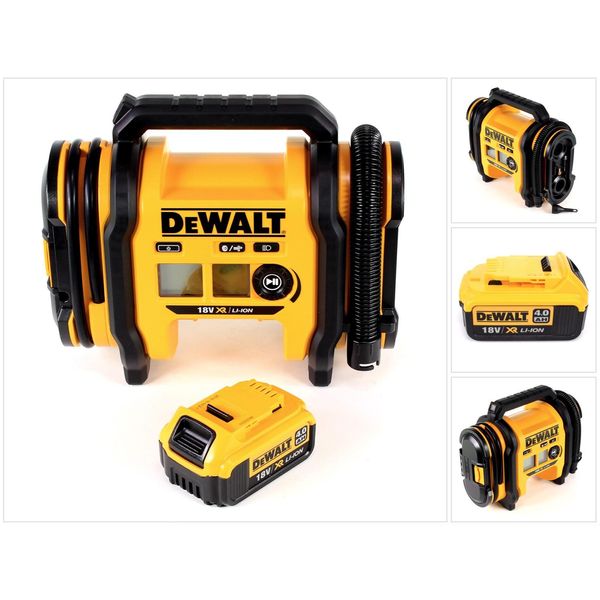 Dewalt Dcc 018 Compressore A Batteria 11 Bar 18V + 1X Batteria Dcb 182 4,0 Ah - Senza Caricabatterie-image