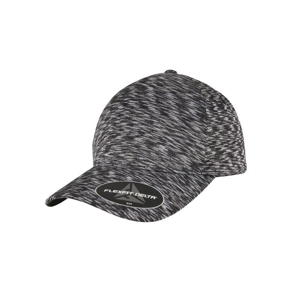 Flexfit 280 | Flexfit Delta Unipanel Cap, Senza Chiusura - Colore: Nero Melange - Taglia: L/Xl-image