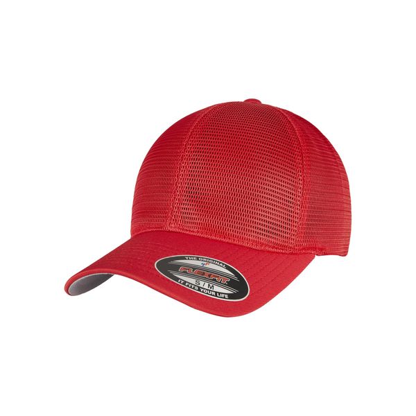 Flexfit 360 | Flexfit 360 Omnimesh Cap, Senza Chiusura - Colore: Rosso - Taglia: S/M-image