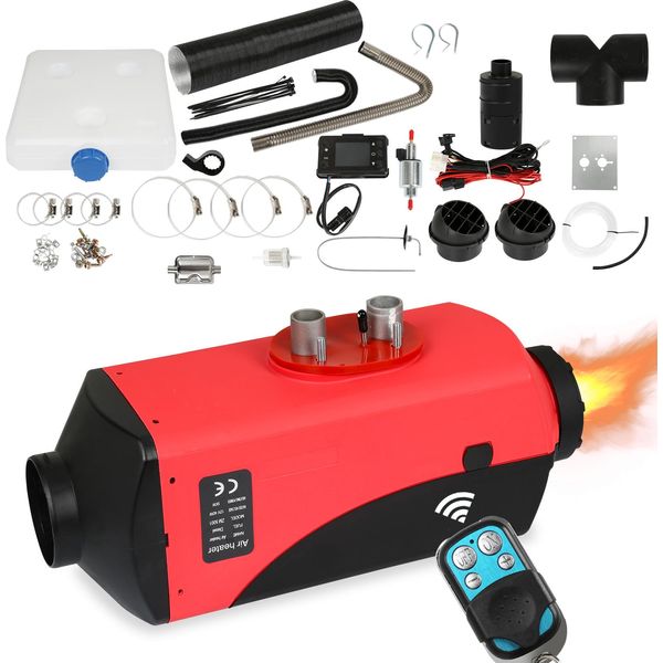 Jiubiaz 5KW 12V Diesel Riscaldatore Auto Parcheggio Riscaldatore Aria Riscaldatore Lcd Auto Camion-image