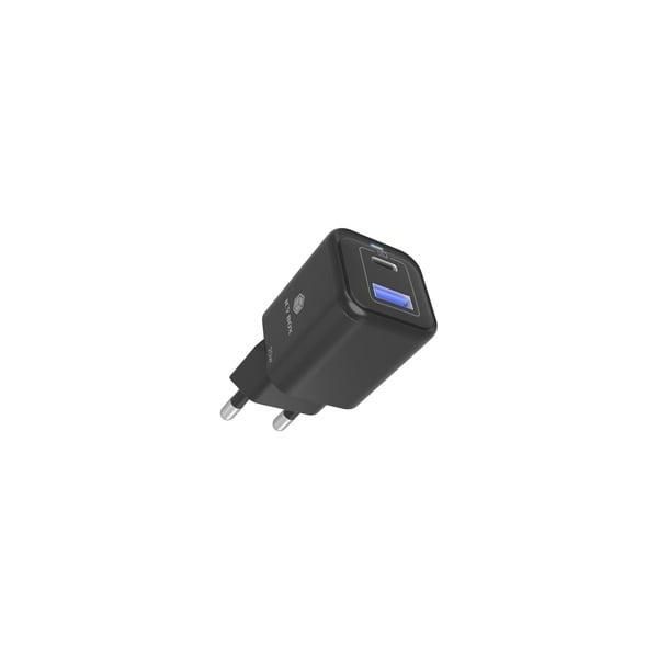 2-Port Usb 20W SteckerladegeräT IB-PS1020-PD, USB-A + USB-C Schwarz, Pd 3.0 20W + Qc 3.0 18W-image