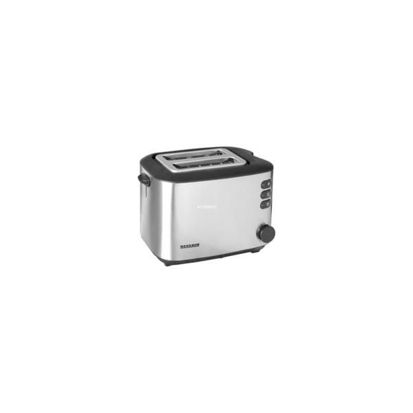 Automatik-Toaster At 2514 Edelstahl/Schwarz, 850 Watt, FüR 2 Scheiben Toast, Retail-image