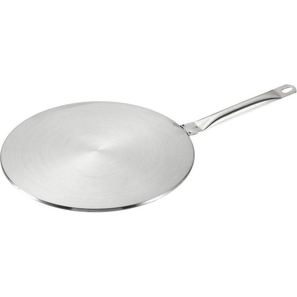 Adattatore Ibili Per Induzione Completa/Vetrovetroceramica, Acciaio Inossidabile 18/10, 28 Cm, Argento-image