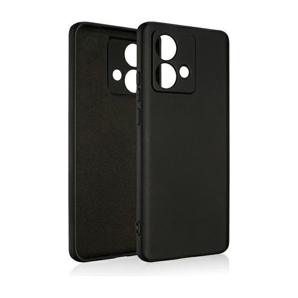 Beline Etui Silicone Motorola Moto Edge40 Neo Czarne /Black-image