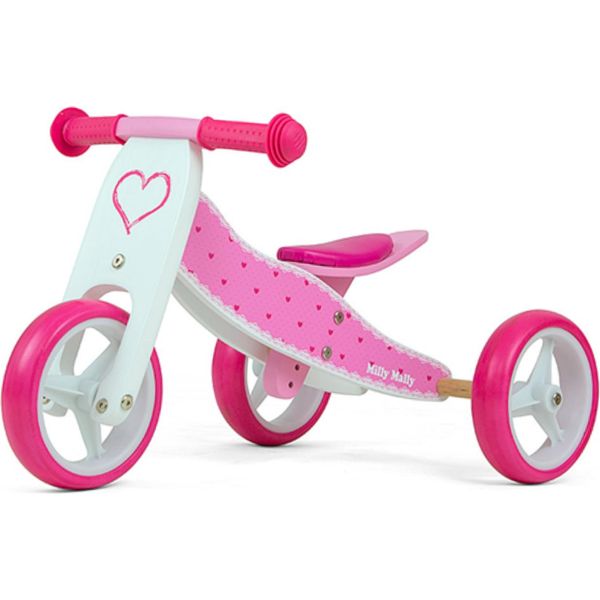 Milly Mally Jake Hearts 2In1 Bicicletta Multifunzionale Per Bambini-image