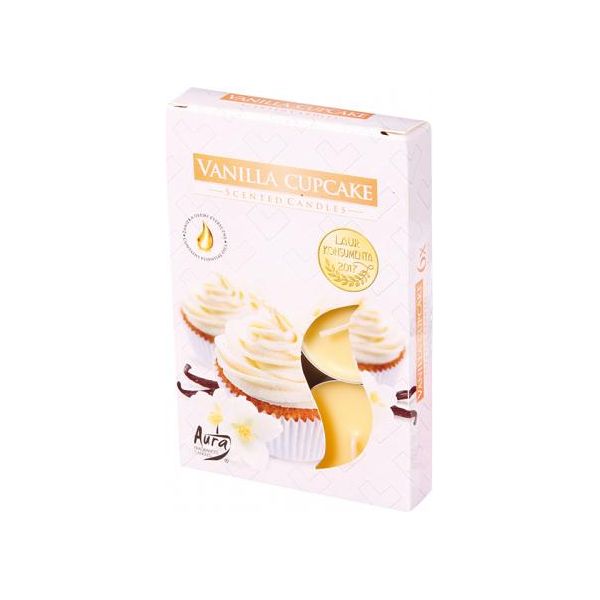Candela Da Tè Nohel Garden Vanilla Cupcake Profumata 6 Pz-image