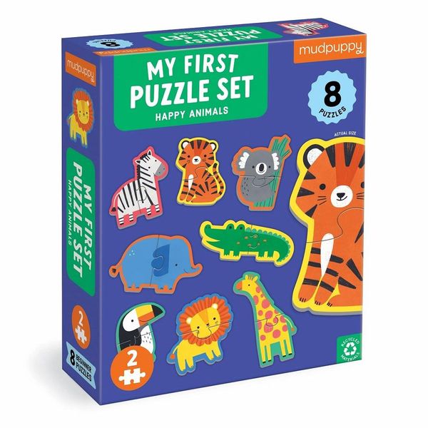 Puzzle Mudpuppy Il Mio Primo Puzzle Animali Felici-image