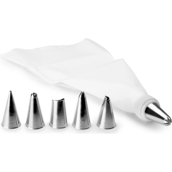 Set Per Decorare Torte Ibili, Acciaio Inossidabile/Nylon, Bianco/Argento-image