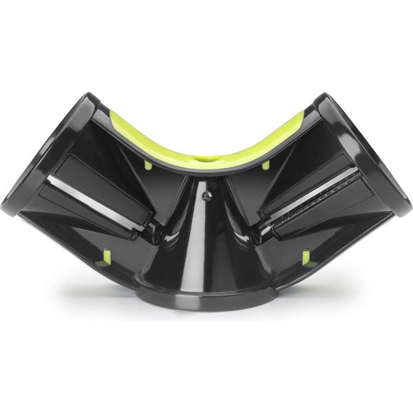 Affettatrice Ondulata Ibili-Easycook, Plastica/Acciaio Inox, 6,5X19 Cm, Nero/Verde-image