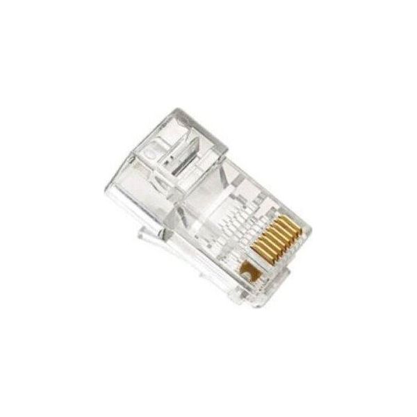 Xtendlan Utp RJ45 Cat5E Connettore, Filo, Rotondo, Confezionato 100Pcs Prezzo Per 1Pc-image