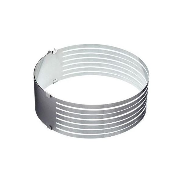 Affettatrice Per Torta Regolabile Ibili, Acciaio Inossidabile, 24-30/8,5 Cm, Argento-image