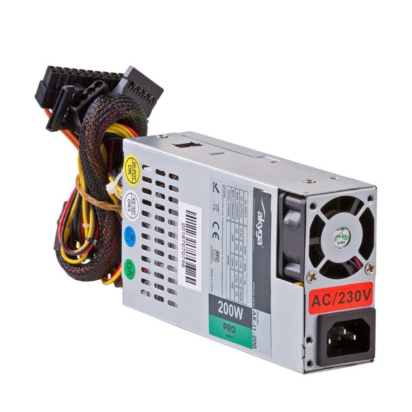Alimentatore Akyga AK-I1-200 200 W 24 Pin Atx Grigio-image
