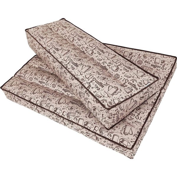 Schienale 120X40 Cm Cuscino Per Pallet Sfoderabile Impermeabile Cuscini Per Pallet Cuscini Da Giardino Cuscini Per Pallet Da Esterno Caffè Beige-image
