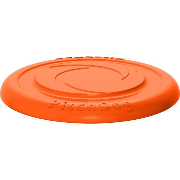 Disco Per Cani, Frisbee, Giocattolo Interattivo Da Esterno, Morbido, In Gomma, In Gomma Naturale, Galleggiante, Addestramento Cani, Giocattolo, Fetch, Arancione, ? 24 Cm-image