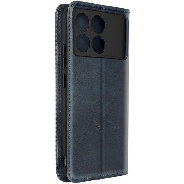 Avizar, Custodia Per Xiaomi Poco X6 Pro Funzione Stand A Portafoglio, Motivo A Mosaico, Blu Scuro-image