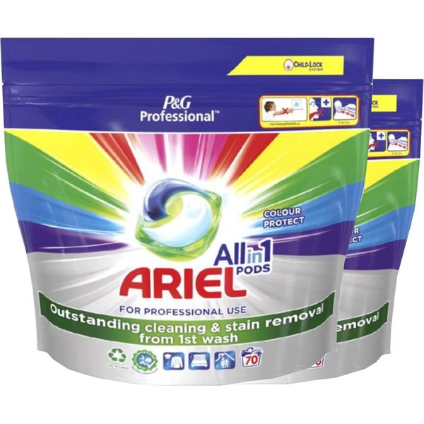 Ariel All-In-1 Capsule Color & Style Detersivo Capsule - Confezione Da 140 (2 X 70)-image