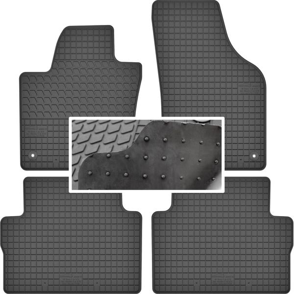 Tappetini Per Auto Tappetini In Gomma Tappetini In Gomma Set Per Seat Alhambra Ii (5 Persone)-image