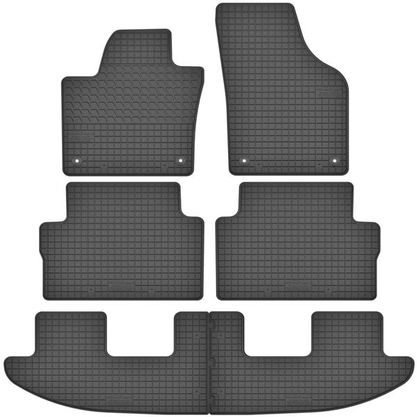 Tappetini Per Auto Tappetini In Gomma Tappetini In Gomma Set Per Seat Alhambra Ii (7 Persone)-image
