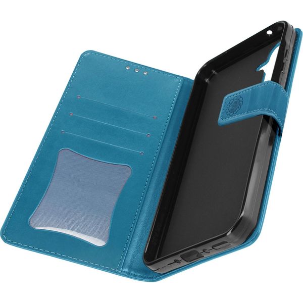 Avizar, Samsung Galaxy A35 5G Mandala Custodia Portafoglio Cinturino Mano, Blu-image