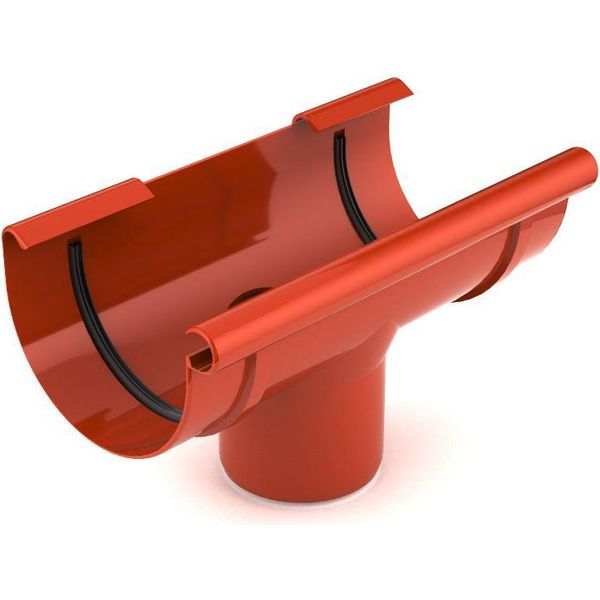 Bryza Teiera In Plastica Ø 125/90 Mm, Rosso Mattone Ral 8004-image