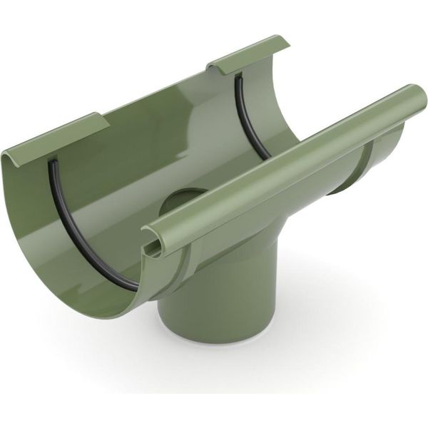 Bryza Teiera In Plastica Ø 75/63 Mm, Verde Ral 6020-image