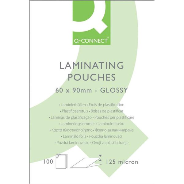 Q-Connect® KF01209 Tasca In Foil - Biglietto Da Visita, 60 X 90 Mm, 125 Mym, 100 Pezzi-image