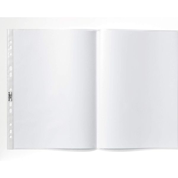 Durable Busta Perforata Business A3 In Pp Conf. 50 Pezzi, 50 Pezzi, Trasparente, 267019-image