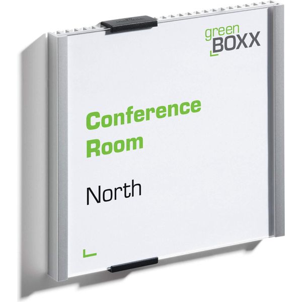 Durable Targa Fuori Porta Info Sign 149X148,5 Mm, Argento, 480223-image