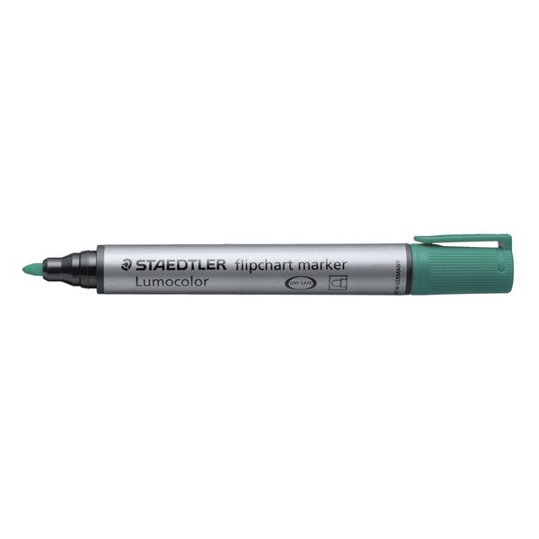 10X Marcatore A Fogli Mobili Ricaricabile Staedtler® 356-5 Lumocolor®, 2 Mm, Verde-image
