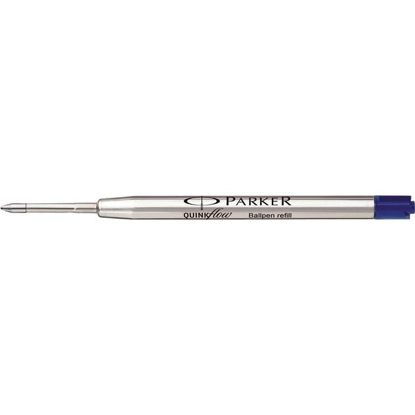 Parker S0909480 Penna A Sfera Refill Quinkflow - Indelebile, M, Blu-image