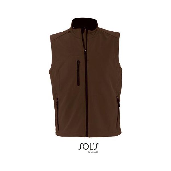 Sols 46601 | Gilet / Scaldacorpo Softshell Rallye Senza Maniche - Colore: Dark Chocolate - Taglia: Xl-image