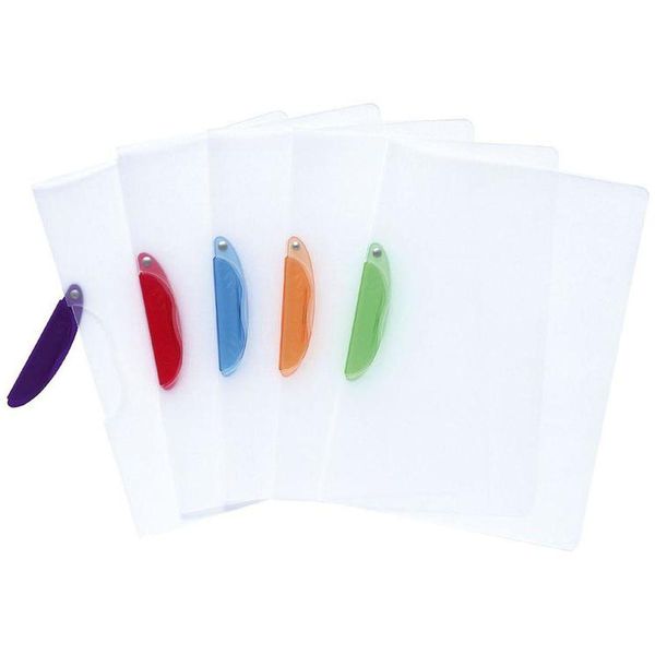 Cartellina Con Clip Exacompta Clip Design Pp Colour Din A4 Trasparente Colorata-image