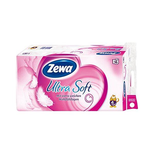 Zewa 29311 Zewa Toilettenpapier Ultra Soft 4-Lagig 16 Rollen-image