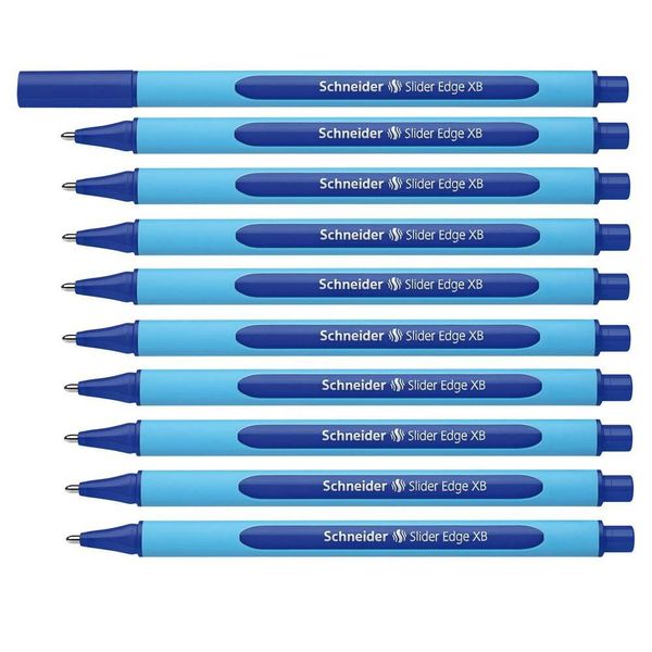 Schneider 152203 Kugelschreiber Slider Edge Blau Schreibfarbe Blau, 10 St.-image