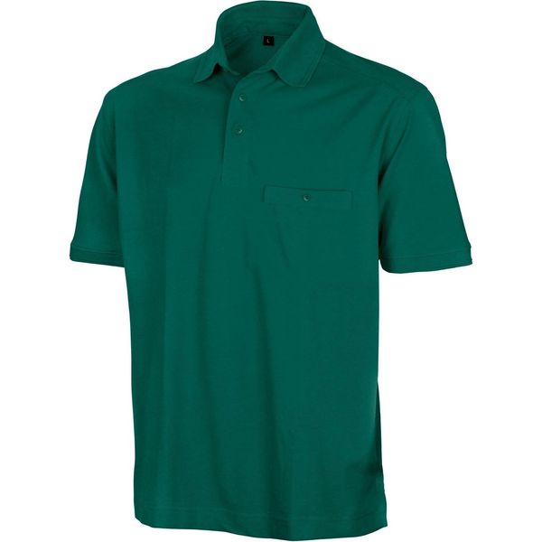 Polo Result Work-Guard Apex Uomo A Maniche Corte RW5582 (S) (Verde Bottiglia)-image