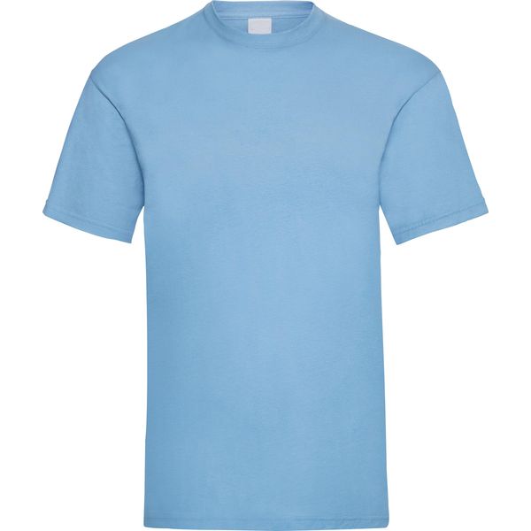 T-Shirt Value Da Uomo A Maniche Corte Per Il Tempo Libero BC3900 (M) (Azzurro)-image